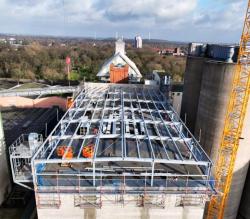 Neubau Rohkaffeesilo